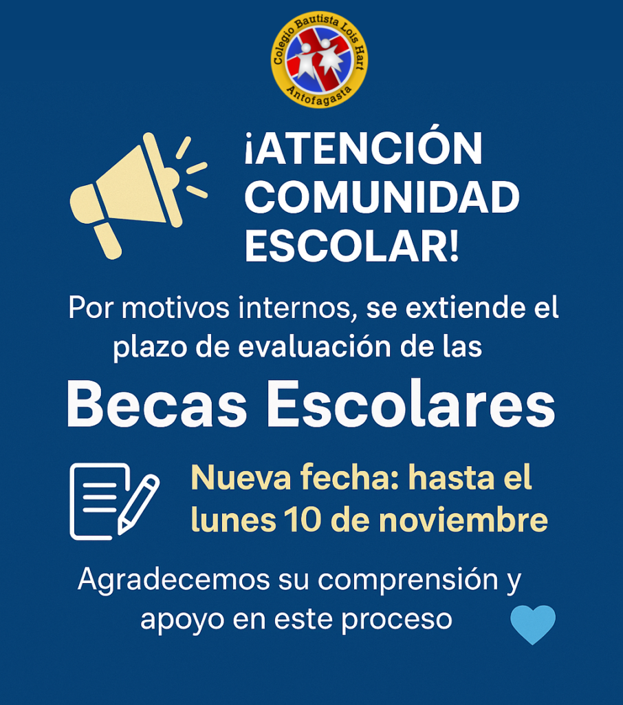 pop-up Aviso extension becas escolares 10 de noviembre